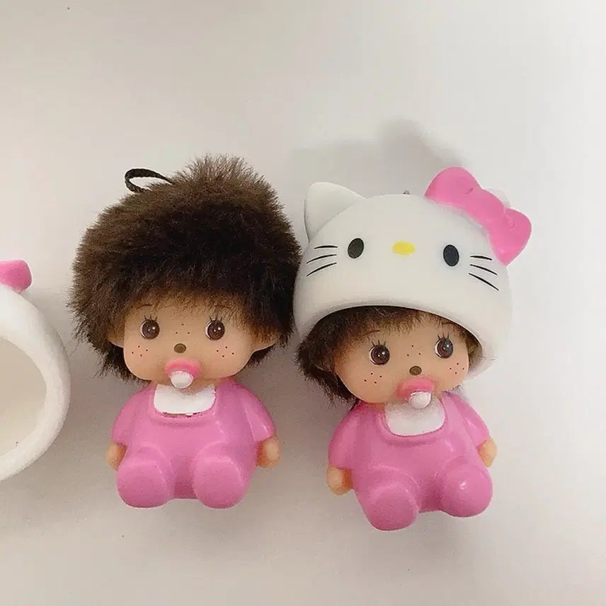 [BUNJANG] 베이비 몬치치 키티 키링 / 베이비 몬치치 키티 키링