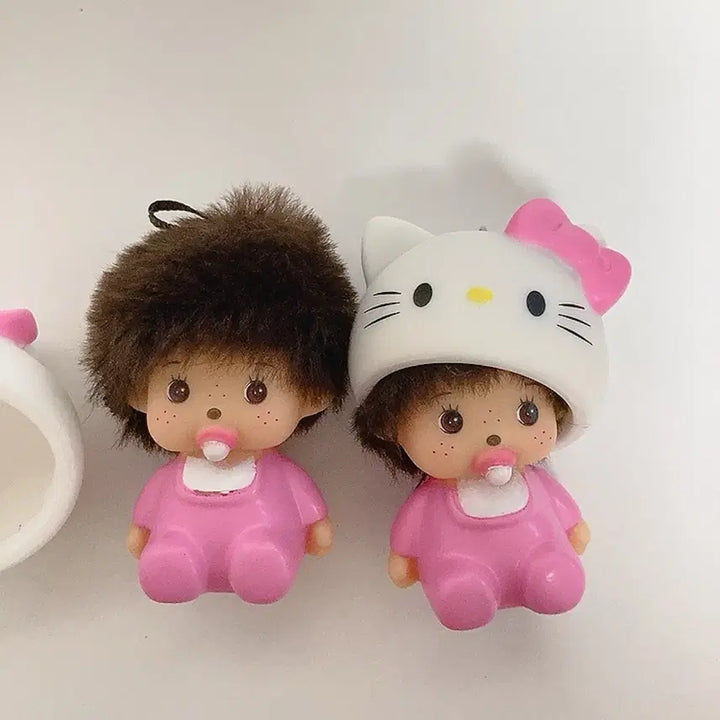 [BUNJANG] 베이비 몬치치 키티 키링 / 베이비 몬치치 키티 키링