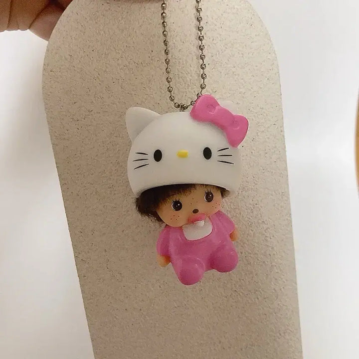 [BUNJANG] 베이비 몬치치 키티 키링 / 베이비 몬치치 키티 키링