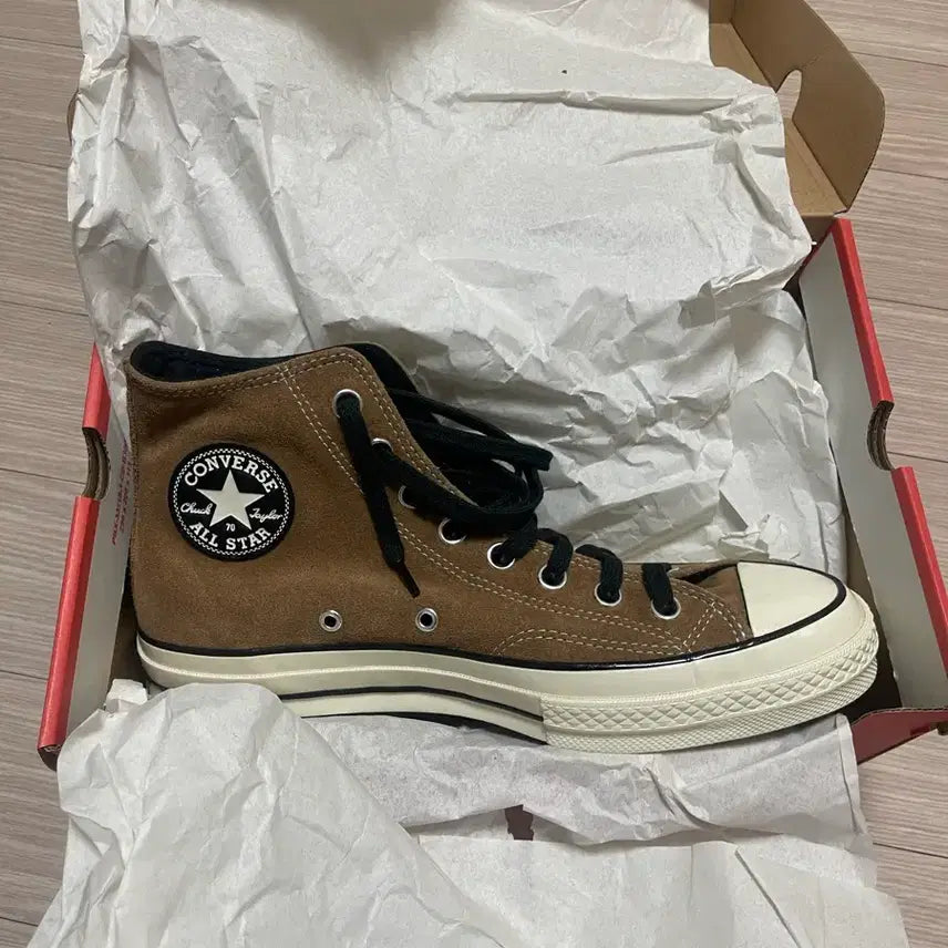 [BUNJANG] Converse Chuck 70 Clove Brown Suede Sneakers / 컨버스 척70 클로브 브라운(스웨이드) 265사이즈 새상품