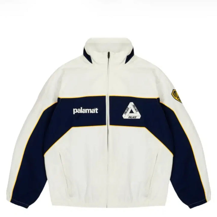 [BUNJANG] Palace Palmetto Shell Windbreaker Jacket - White / [L] 팔라스 팔라맷 쉘 바람막이 자켓 화이트