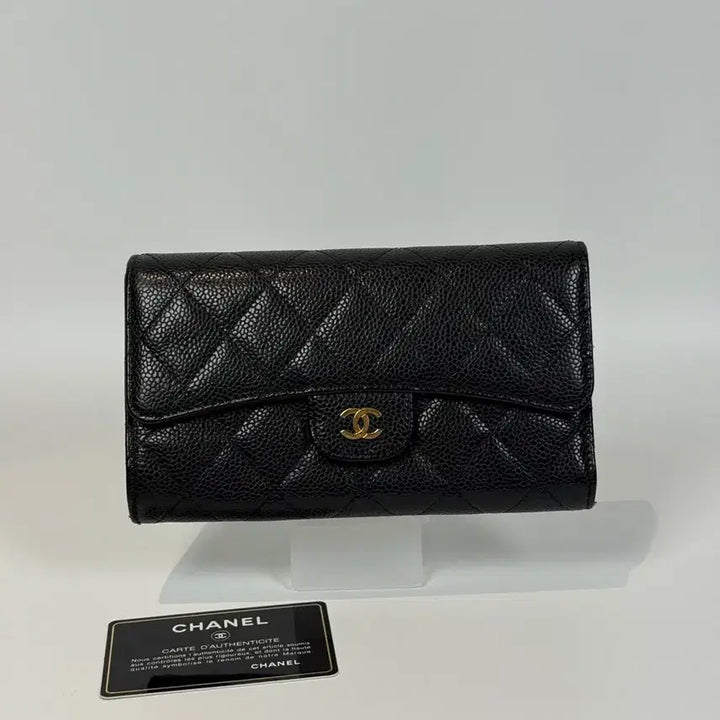 [BUNJANG] Chanel Caviar Long Wallet / 샤넬 캐비어 장지갑 19번대