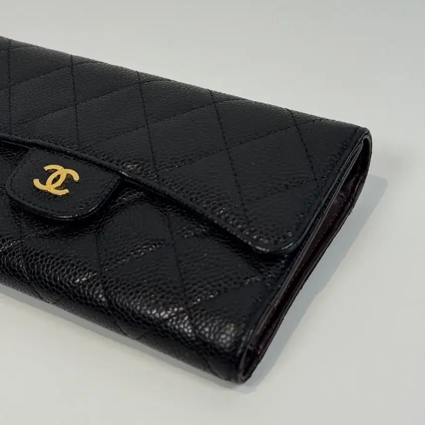 [BUNJANG] Chanel Caviar Long Wallet / 샤넬 캐비어 장지갑 19번대