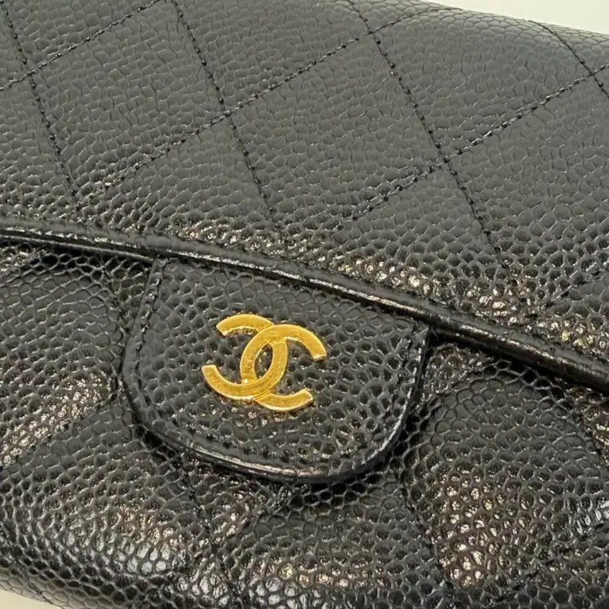 [BUNJANG] Chanel Caviar Long Wallet / 샤넬 캐비어 장지갑 19번대