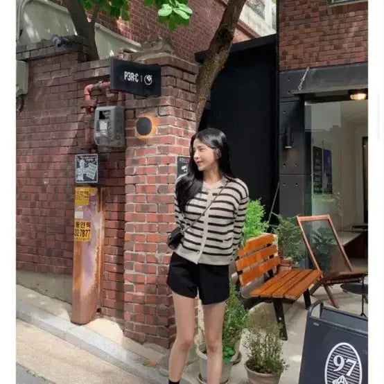 [BUNJANG] Prima Tweed Flat Shoes Black / 프리마 트위드 플랫슈즈 블랙