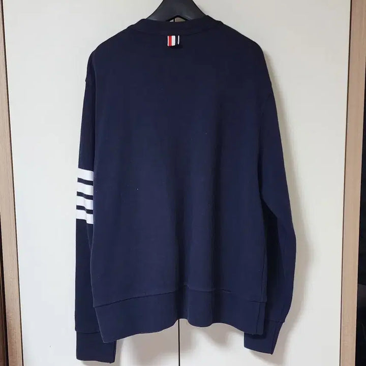 [SOLD OUT] [3]톰브라운 사선완장 코튼 가디건 네이비
