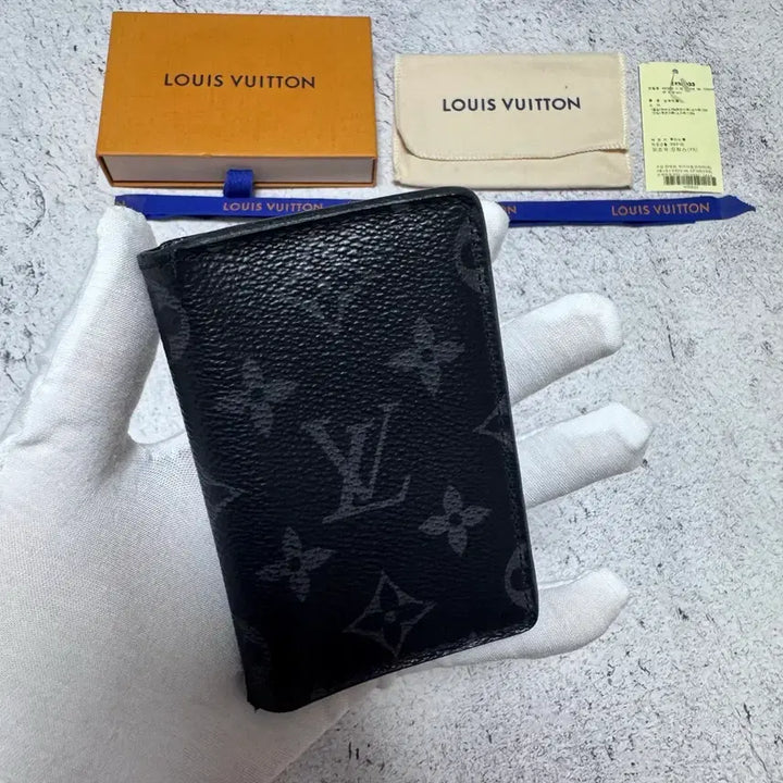 [BUNJANG] Louis Vuitton Eclipse Pocket Organizer Card Wallet / 풀구성 루이비통 오거나이저 이클립스 카드지갑
