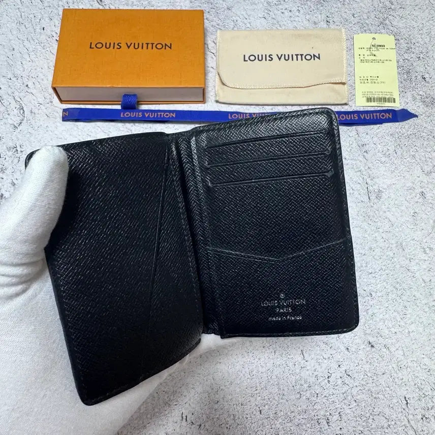 [BUNJANG] Louis Vuitton Eclipse Pocket Organizer Card Wallet / 풀구성 루이비통 오거나이저 이클립스 카드지갑