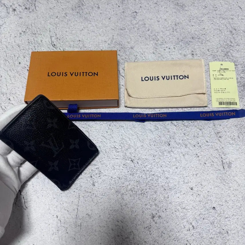 [BUNJANG] Louis Vuitton Eclipse Pocket Organizer Card Wallet / 풀구성 루이비통 오거나이저 이클립스 카드지갑