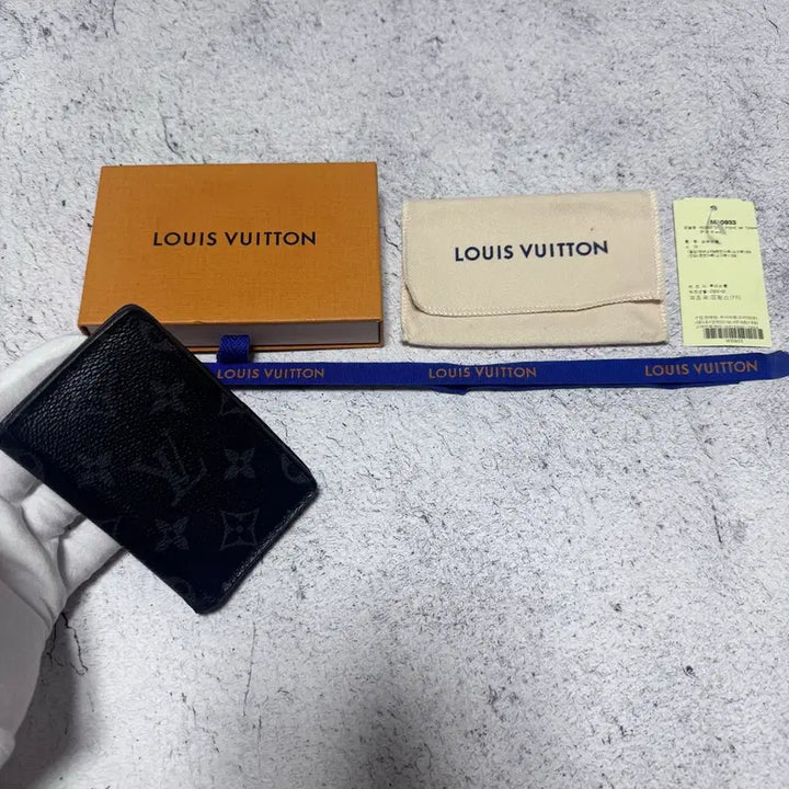 [BUNJANG] Louis Vuitton Eclipse Pocket Organizer Card Wallet / 풀구성 루이비통 오거나이저 이클립스 카드지갑