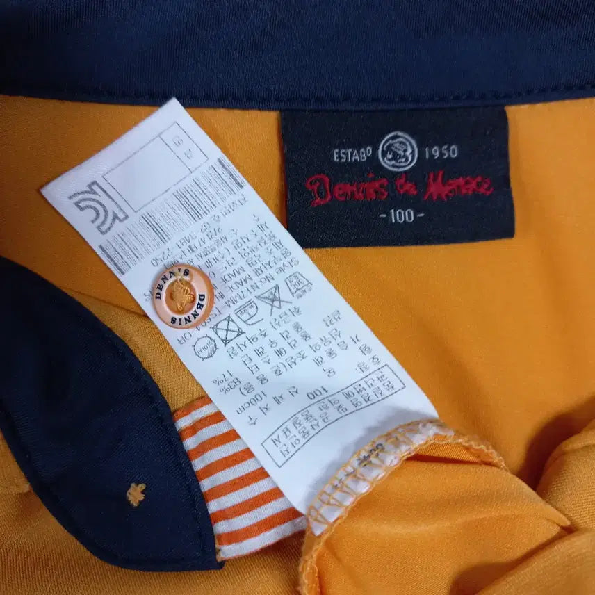 [BUNJANG] Dennis Golf Orange Short Sleeve T-Shirt (Men&