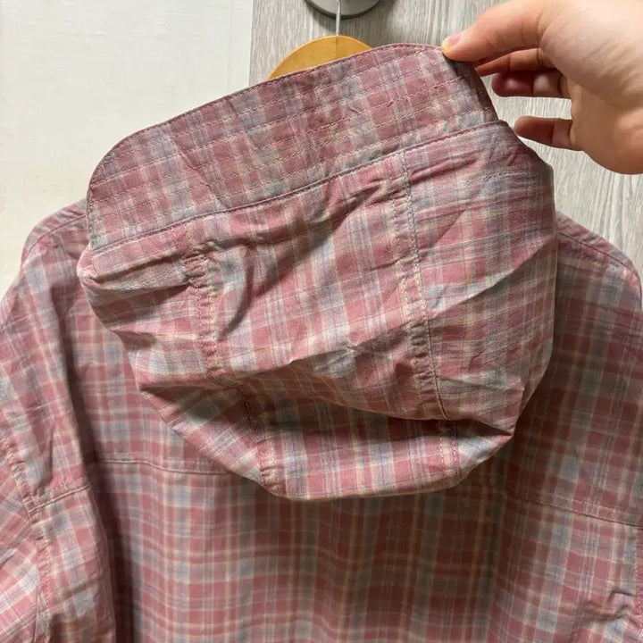 [BUNJANG] Checkered Hoodie Shirt / 체크 후드셔츠
