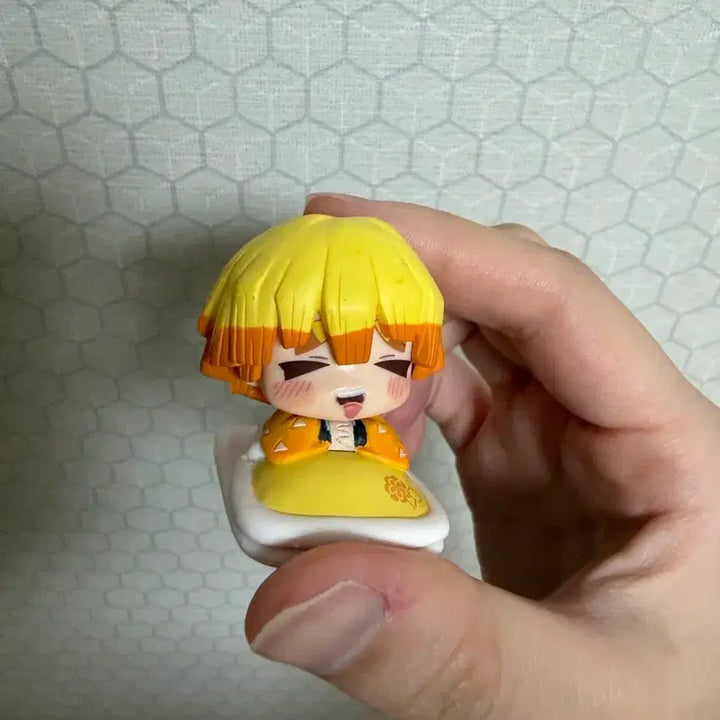 [BUNJANG] Demon Slayer Zenitsu Agatsuma Onemutan Roly-Poly Doll Bundle Set / 일괄) 귀멸의칼날 젠이츠 오네무탄 오뚝이
