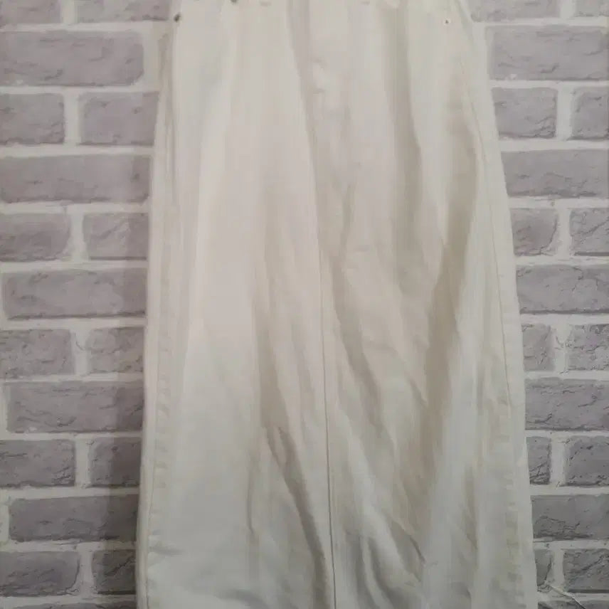 [BUNJANG] Ivory Casual Cotton Long Skirt / 아이보리 케주얼 면스커트S/알뜰한여우