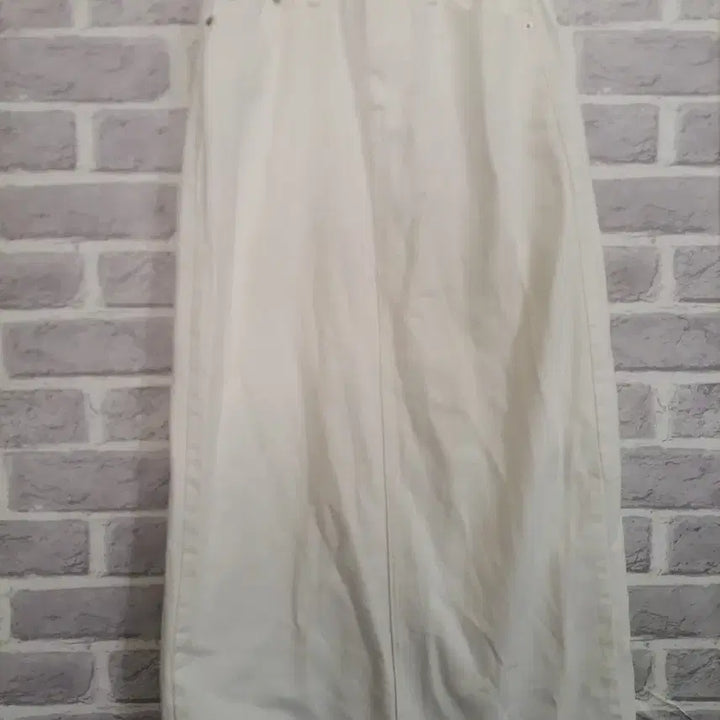 [BUNJANG] Ivory Casual Cotton Long Skirt / 아이보리 케주얼 면스커트S/알뜰한여우