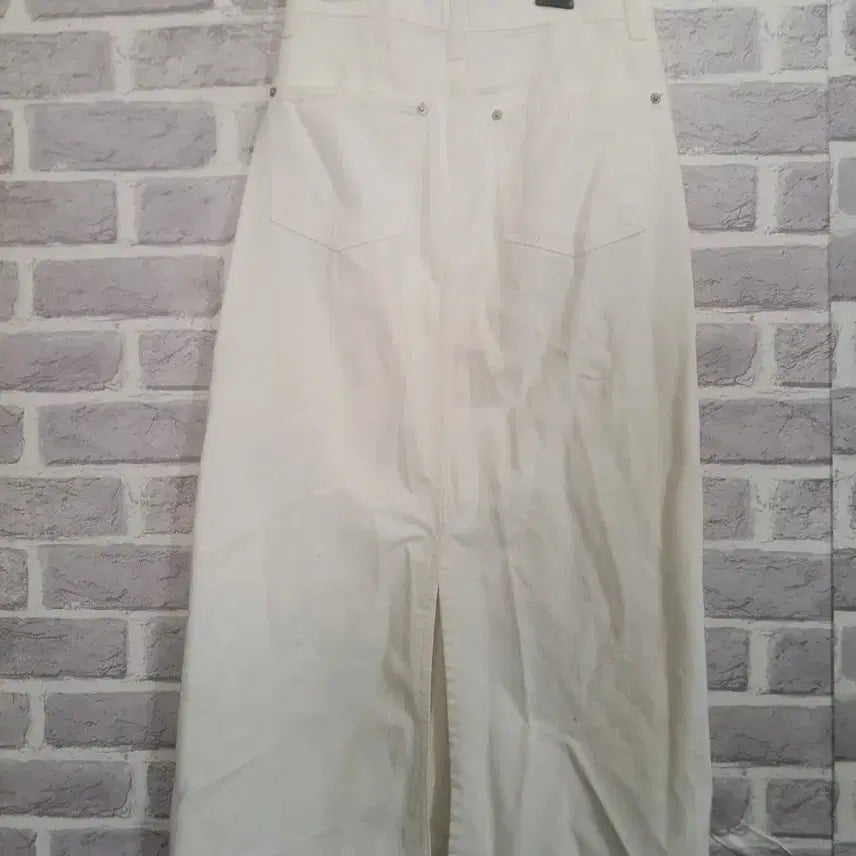 [BUNJANG] Ivory Casual Cotton Long Skirt / 아이보리 케주얼 면스커트S/알뜰한여우