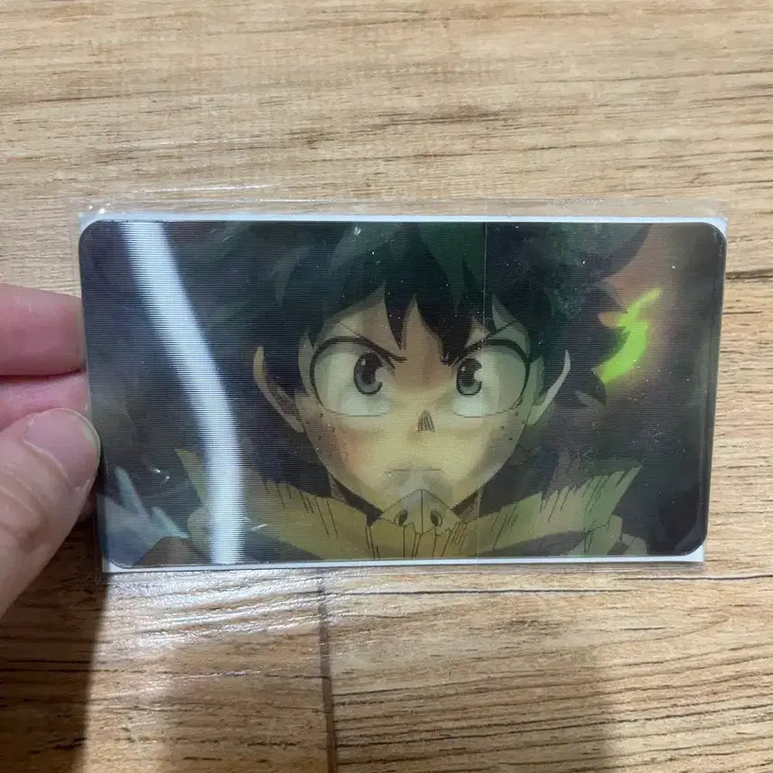 [BUNJANG] My Hero Academia Midoriya Lenticular Card / 히로아카 유어넥스트 특전 미도리야 랜티큘러 카드