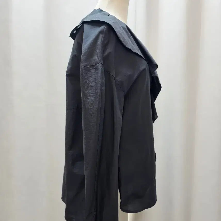 [BUNJANG] Système Black Frill Blouse / 시스뎀블랙 프릴 블라우스 상태좋음