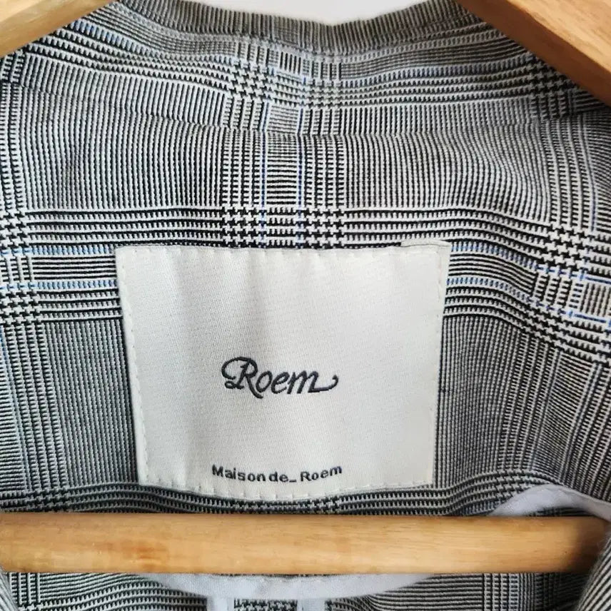 [BUNJANG] Roem Check Pattern Jacket / 로엠 체크 패턴 자켓. 55