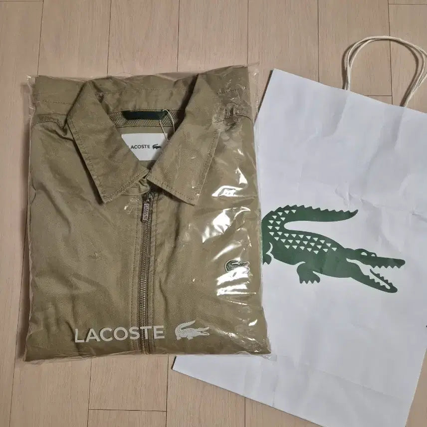 [BUNJANG] Lacoste Cotton Zip-Up Jacket (New) BH2591 / 라코스테 코튼 집업 자켓(새상품) BH2591