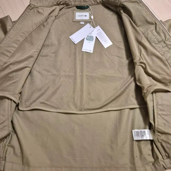 [BUNJANG] Lacoste Cotton Zip-Up Jacket (New) BH2591 / 라코스테 코튼 집업 자켓(새상품) BH2591