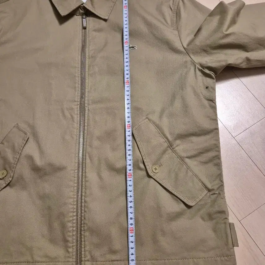 [BUNJANG] Lacoste Cotton Zip-Up Jacket (New) BH2591 / 라코스테 코튼 집업 자켓(새상품) BH2591