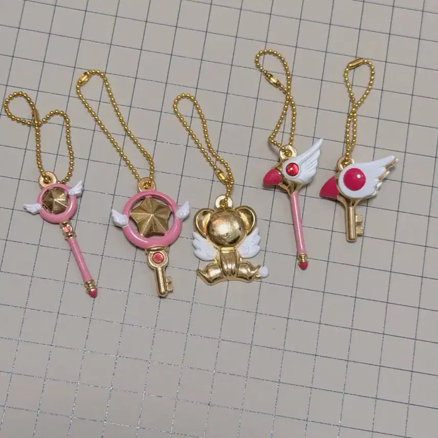[BUNJANG] Cardcaptor Sakura Diecast Charm Gacha Keyring / 카드캡터 사쿠라 다이캐스트 챰 가챠 키링 체리