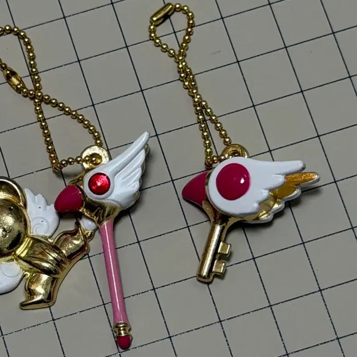 [BUNJANG] Cardcaptor Sakura Diecast Charm Gacha Keyring / 카드캡터 사쿠라 다이캐스트 챰 가챠 키링 체리