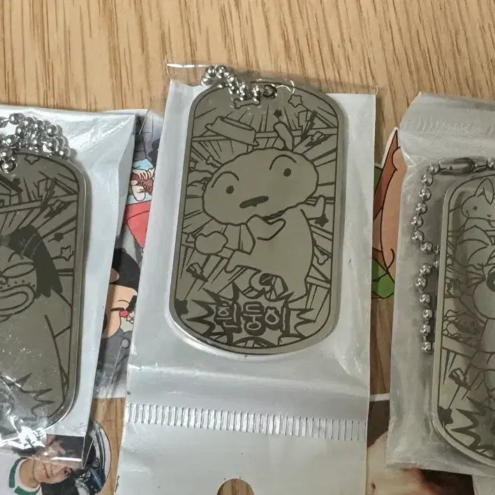 [BUNJANG] Crayon Shin-chan Metal Keyring / 짱구 메탈키링