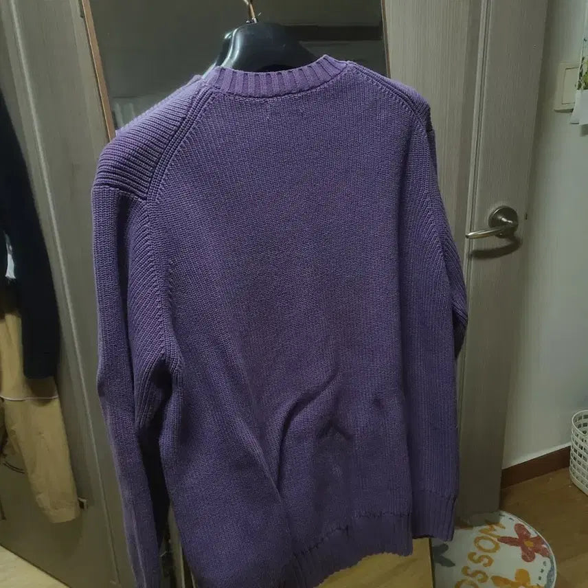 [BUNJANG] ASP Intelli Cotton Crewneck Knit Sweater / 애습 asp 인텔리 코튼 크루넥 니트 L사이즈