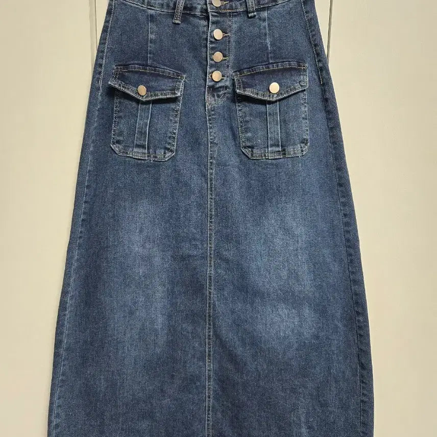 [BUNJANG] Denim Long Skirt (Size M) / 데님 롱 스커트 M 새상품