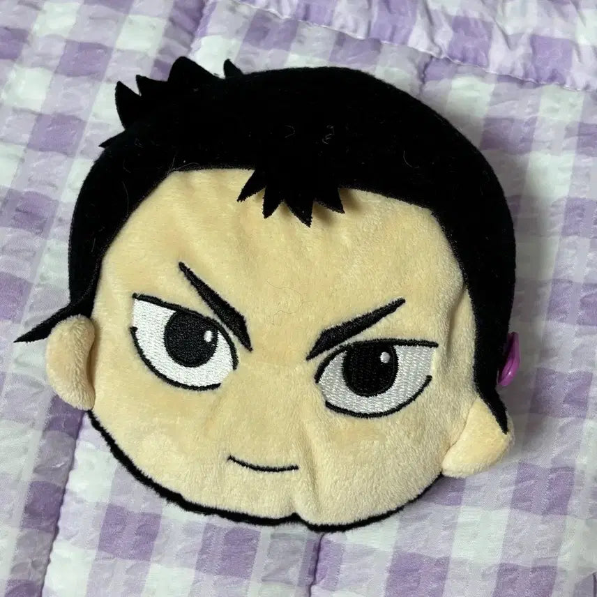 [BUNJANG] Yowamushi Pedal Kotaro Ishigaki Face Coin Purse / 겁쟁이페달 겁페 이시가키 코타로 얼굴 동전지갑