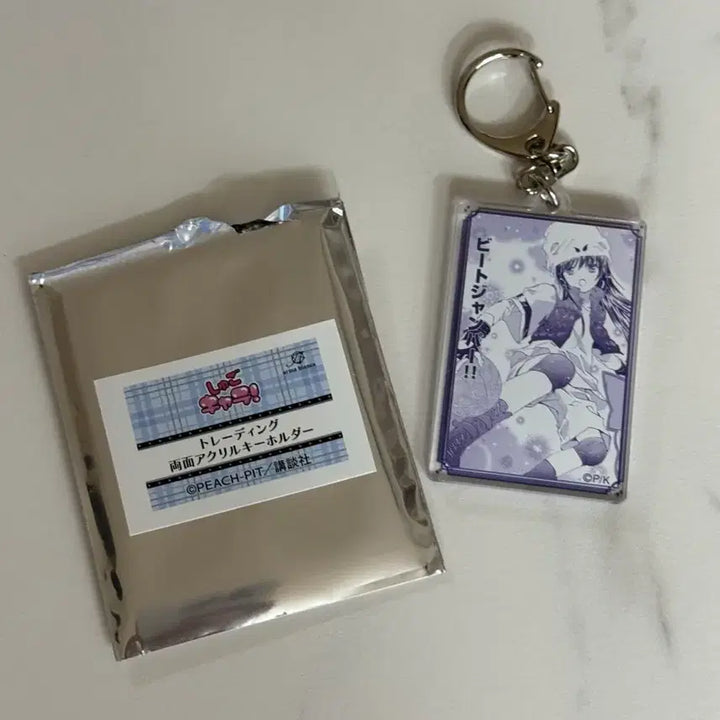 [BUNJANG] Character Chage! Nagihiko Fujisaki Acrylic Double-sided Keyring / 캐릭캐릭체인지 캐캐체 시우 후지사키 나기히코 원화 아크릴 양면 키링