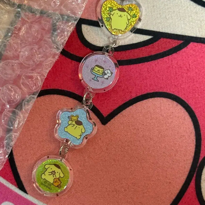 [SOLD OUT] (정품) 산리오 헤이세이 시리즈 랜덤 스트랩(폼폼푸린)