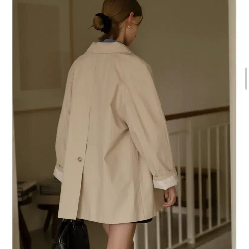 [BUNJANG] 틸아이다이 Mac Half Coat Trench Coat / 틸아이다이 맥 하프코트 트렌치코트