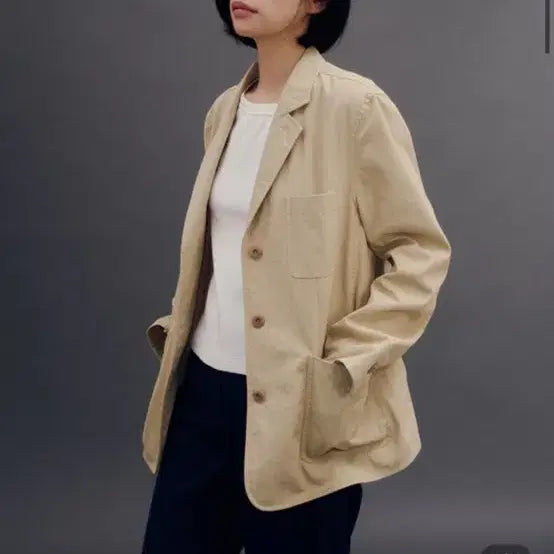 [BUNJANG] Almoute Beige Jacket / 얼뮤트 자켓 1회 착용