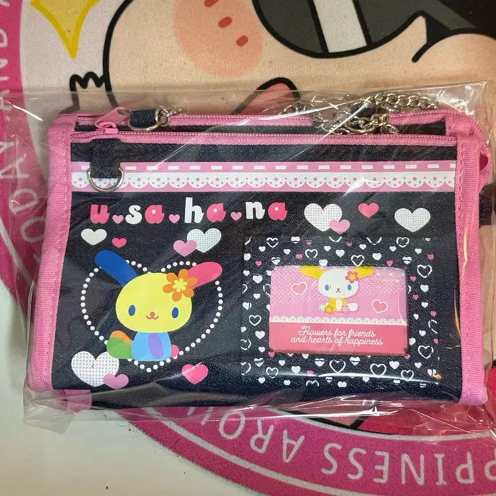 [SOLD OUT] (정품) 산리오 헤이세이 시리즈 데님 가방 (우사하나)(비닐 미개봉)