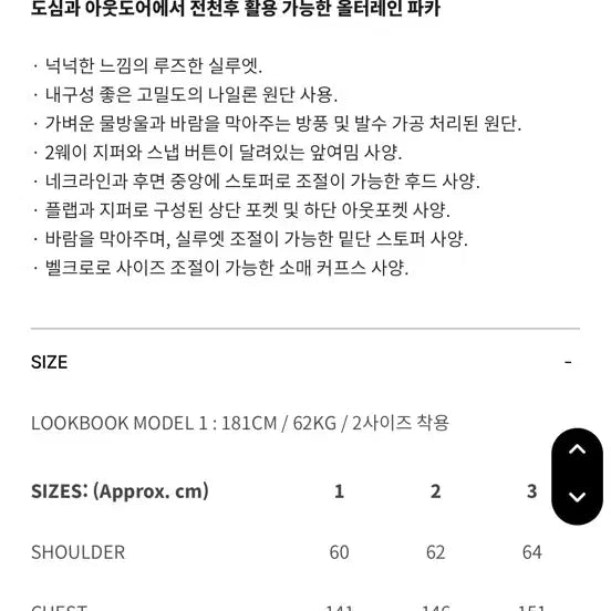 [BUNJANG] SS23 All-Terrain Parka Ecru / [SS23]ALL-TERRAIN PARKA / ECRU NC