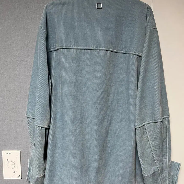 [BUNJANG] Wooyoungmi 22SS Blue Corduroy Blouson Jacket / [44] 우영미 22SS 블루 코듀로이 점퍼 자켓 셔츠