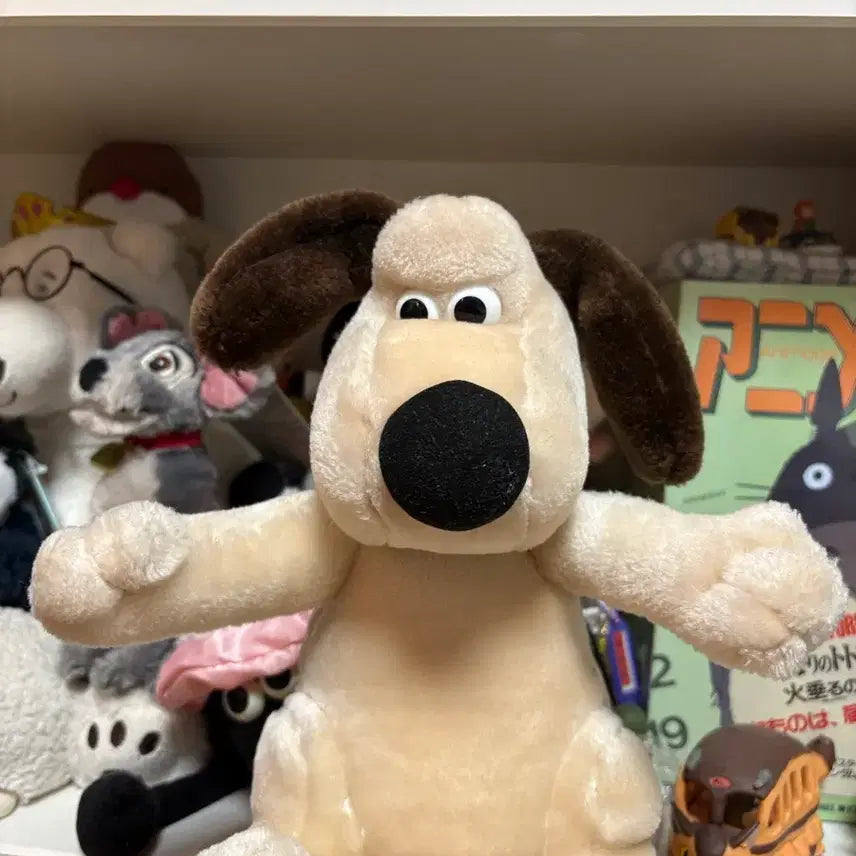 [BUNJANG] Wallace &amp; Gromit Vintage Gromit Plush Doll / 월레스와 그로밋 고전 인형