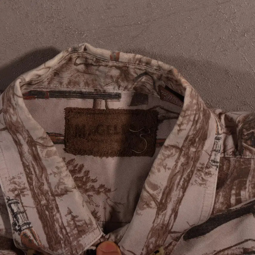 [BUNJANG] Vintage USA Pattern Hunting Shirt / 빈티지 USA 패턴 헌팅셔츠 C629