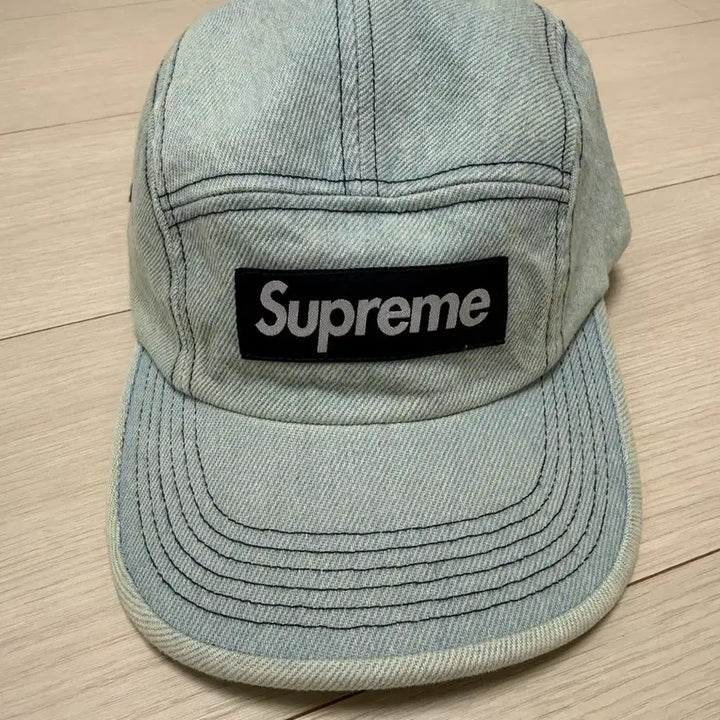 [BUNJANG] Supreme 25SS Denim Camp Cap Light Washed Indigo / 25SS 슈프림 데님 캠프캡 라이트 워시드 인디고
