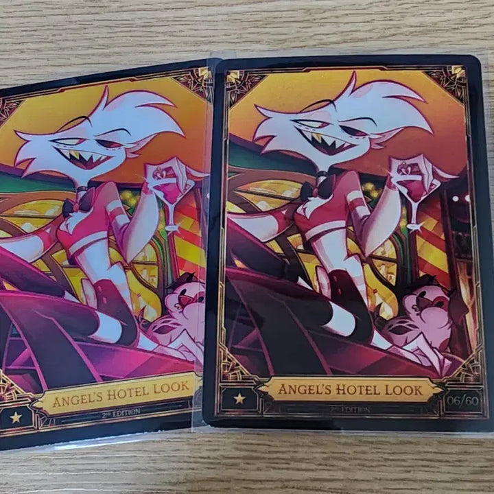 [BUNJANG] Hazbin Hotel Season 2 Angel Trading Card Bundle / 해즈빈호텔 시즌2 2nd 엔젤 트레이딩 카드 논포일 2장 일괄