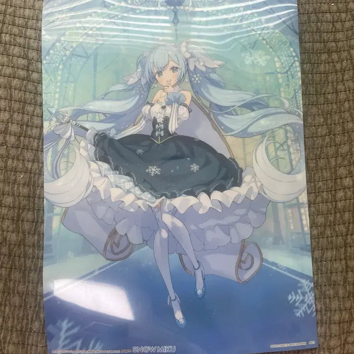 [BUNJANG] Hatsune Miku Yukimiku Clear Poster / 유키미쿠 쿠지 클리어 포스터