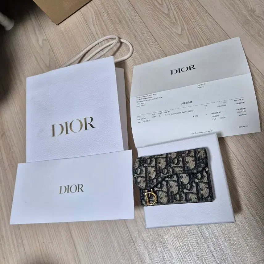 [BUNJANG] Dior Oblique Card Wallet / (정품) 디올 오블리크 카드지갑 풀박스 영수증보유