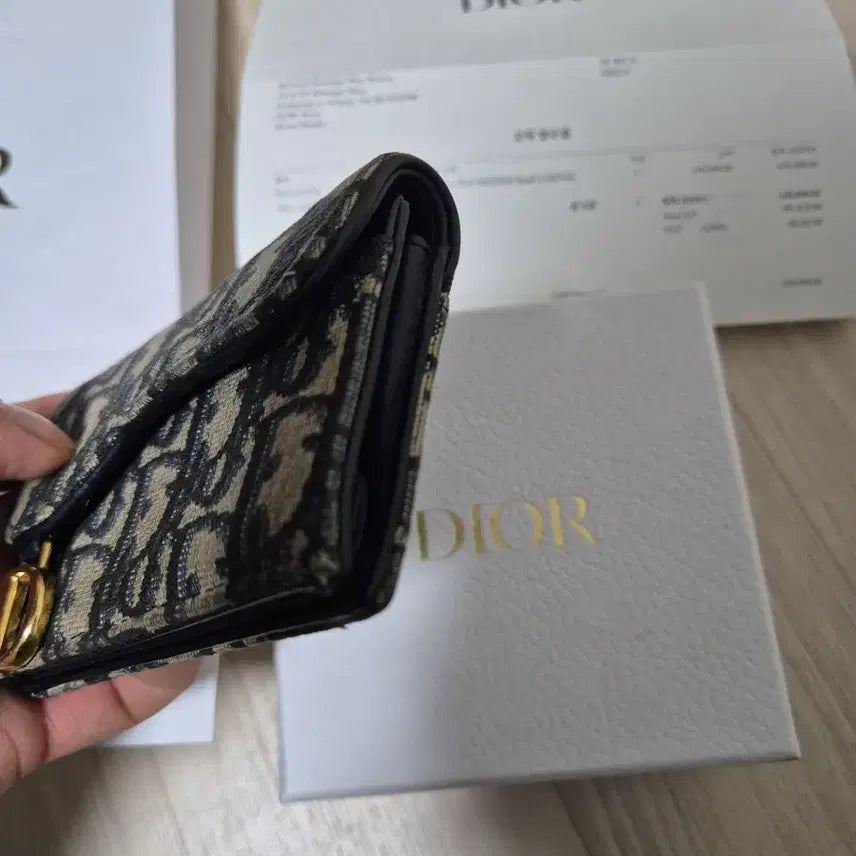 [BUNJANG] Dior Oblique Card Wallet / (정품) 디올 오블리크 카드지갑 풀박스 영수증보유