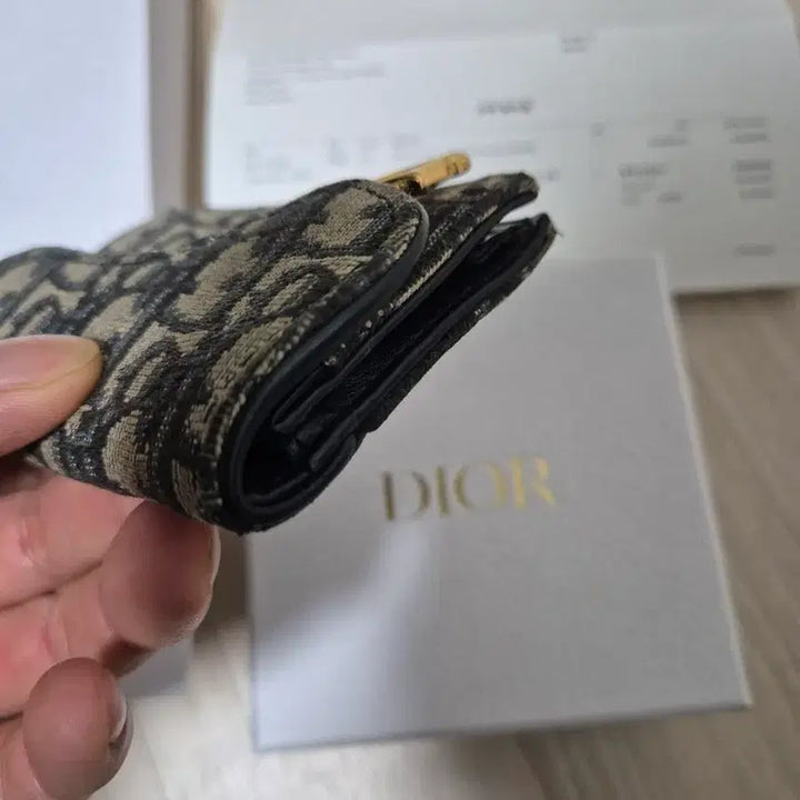 [BUNJANG] Dior Oblique Card Wallet / (정품) 디올 오블리크 카드지갑 풀박스 영수증보유