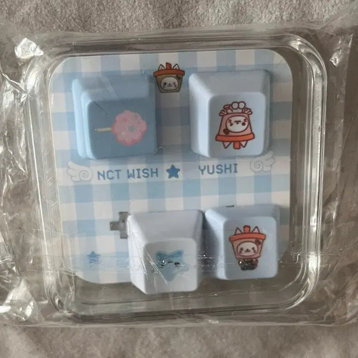 [SOLD OUT] NCT WISH YUSHI 키캡 4종 세트,미개봉 새제픔
