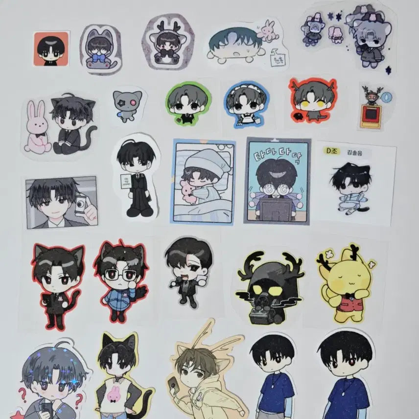 [SOLD OUT] 괴담출근 괴출 비공굿 굿즈 김솔음 포도 스티커 세트 일괄