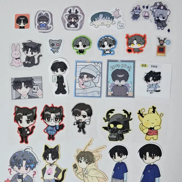 [SOLD OUT] 괴담출근 괴출 비공굿 굿즈 김솔음 포도 스티커 세트 일괄